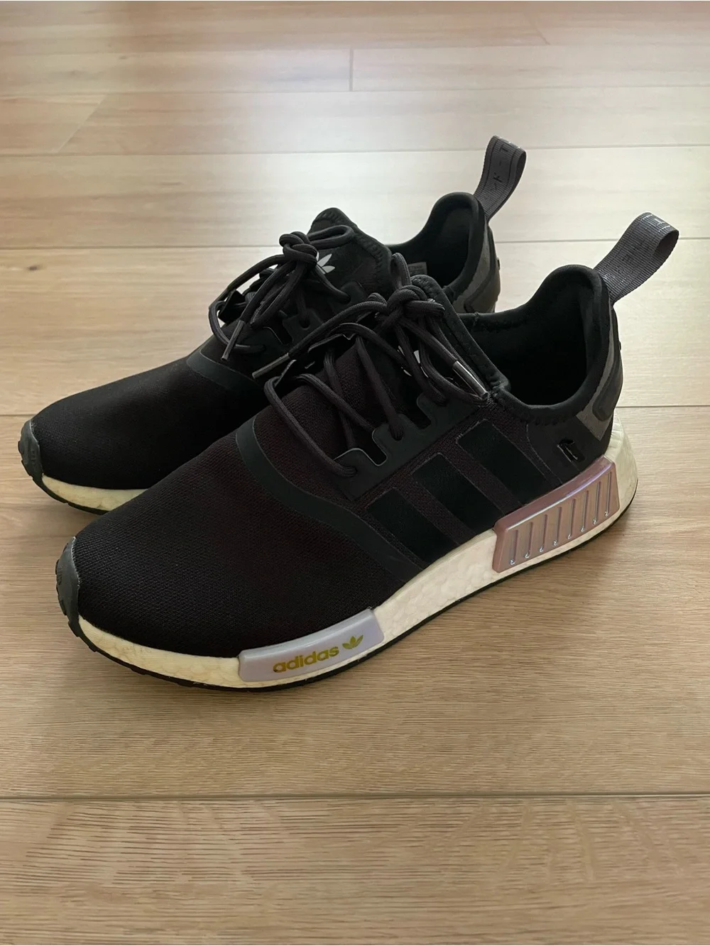 adidas Black Irescent NMD GY8537 Runners Shoes Women 8 #0168